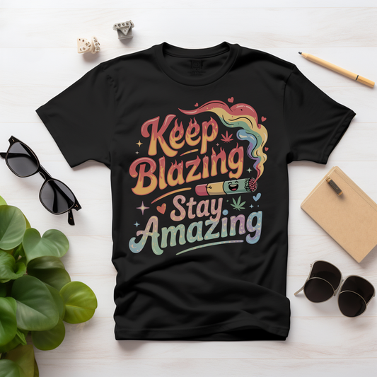 Cannabis Tee – Funny Stoner Shirt “Slightly Toasted, Fully Roasted”