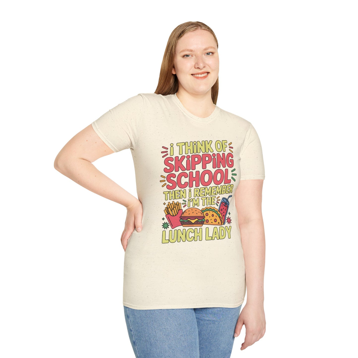 Funny Lunch Lady Shirt for Women, Skipping School But I’m the Lunch Lady T-Shirt