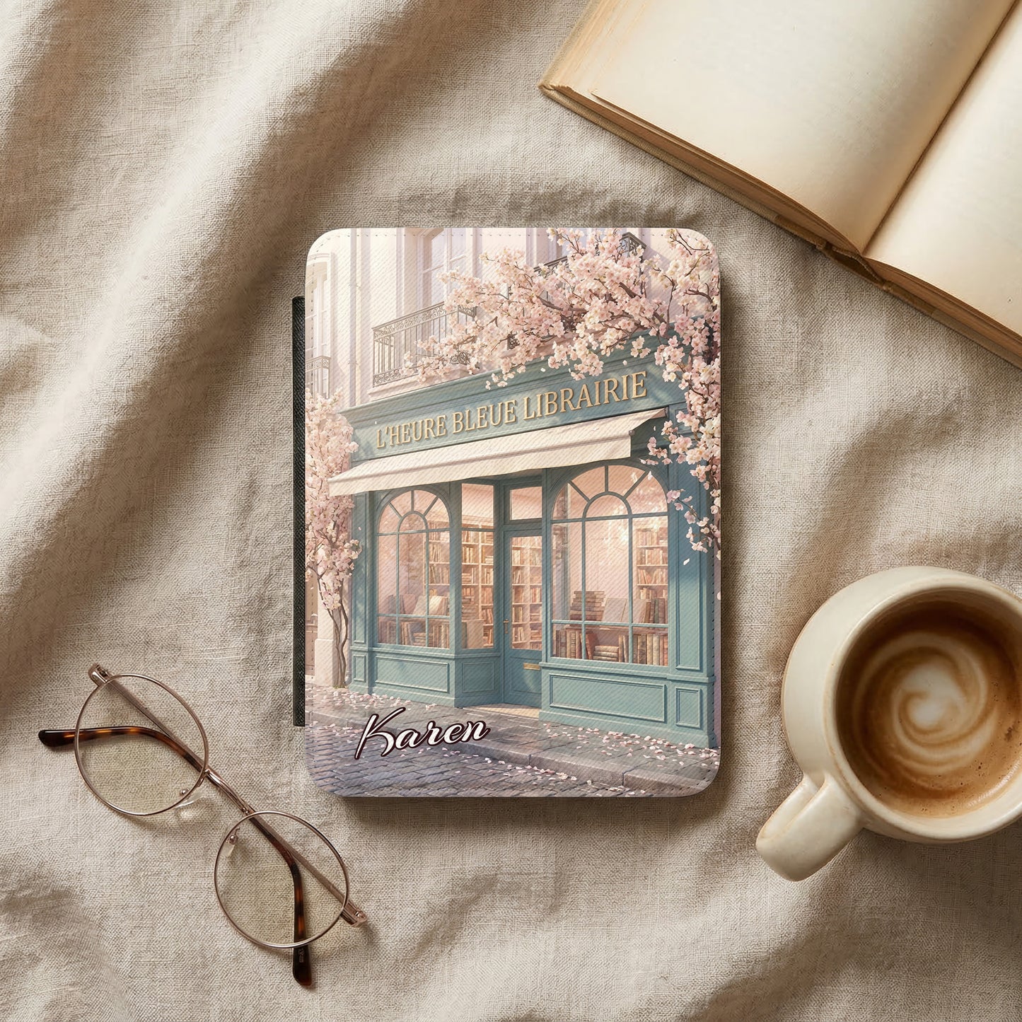 Book Lover Personalized Kindle Case – Custom Kindle Cover with Name | Protective E-Reader Case | Gift for Readers