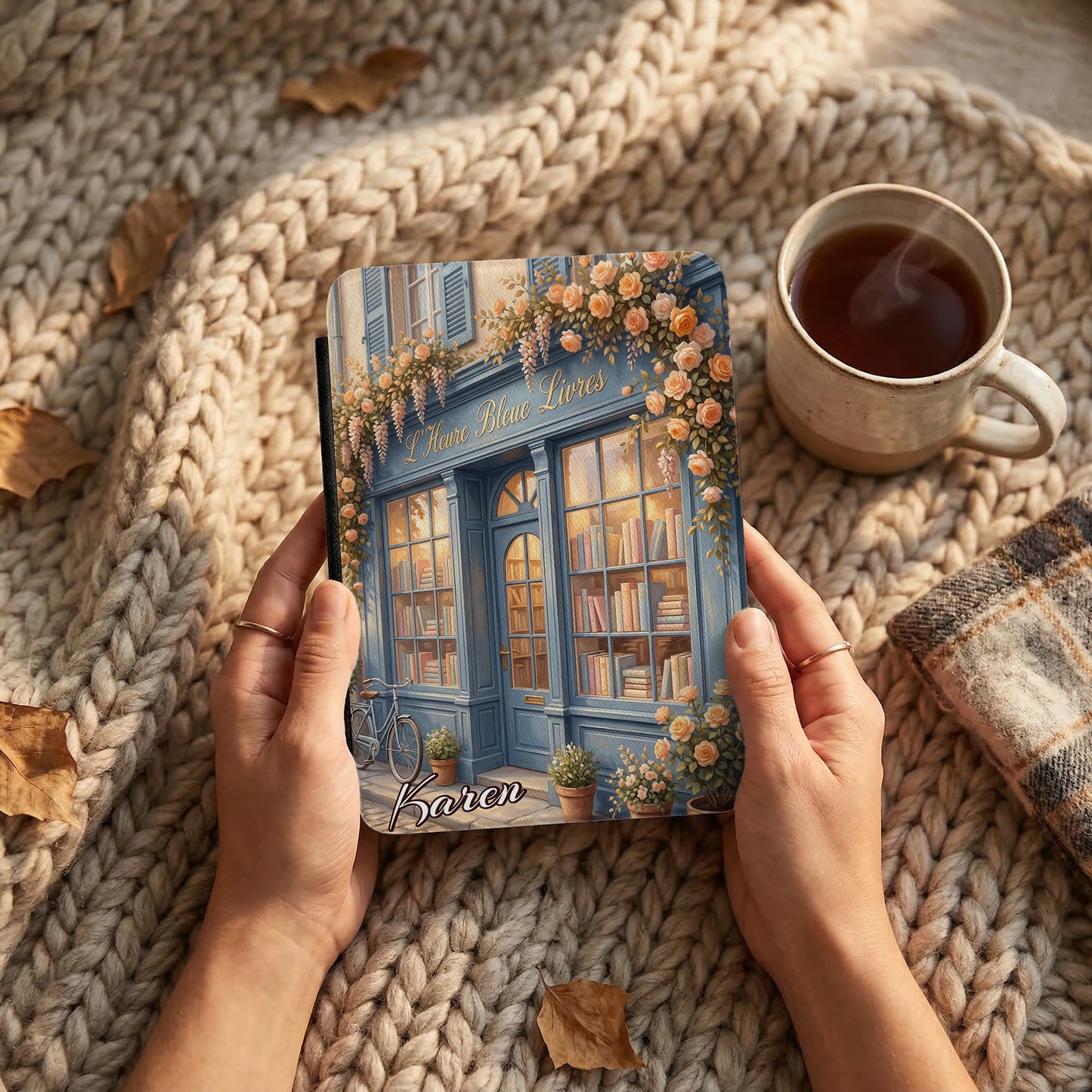 Custom Kindle Case with Name – Personalized Kindle Cover for Book Lovers | Protective E-Reader Case | Unique Gift for Readers