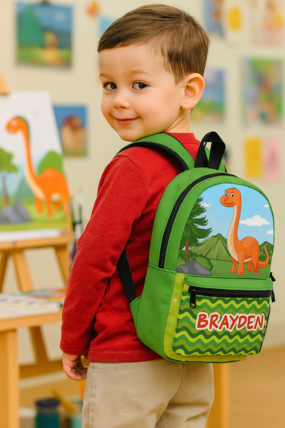 Personalized Name with Ballerina, Dinosaur, Firetruck, Mermaid, Sports, Space Backpack !