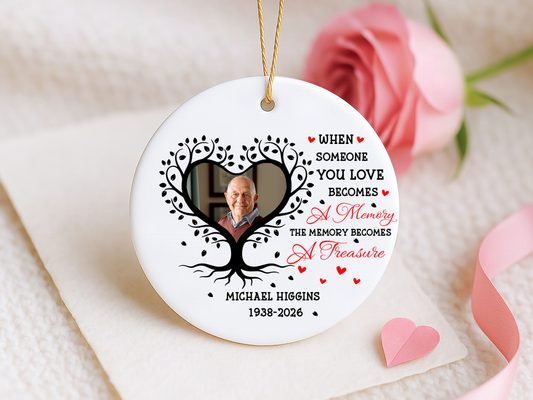 Remembrance Ornament – Personalized Photo Memorial Keepsake