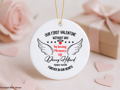 In Memory Of Ornament – Personalized Memorial Keepsake Ornament