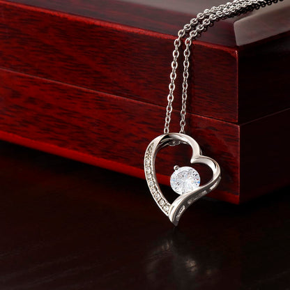 Forever Love Necklace for Future Wife – Heartfelt Keepsake with Elegant Gift Box