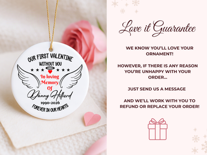 In Memory Of Ornament – Personalized Memorial Keepsake Ornament