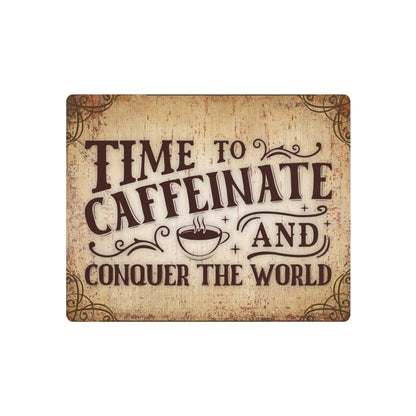 Time to Caffeinate Metal Sign – Vintage Coffee Wall Art