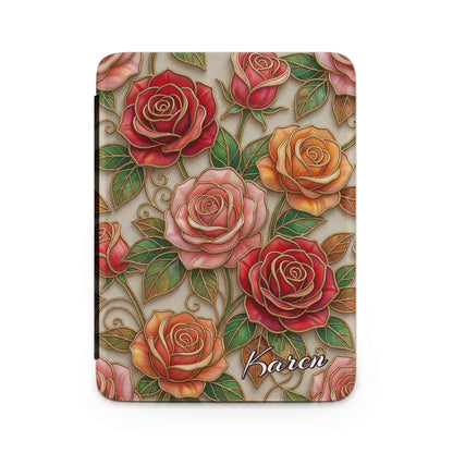 Stained Glass Rose Floral Karen Name Art Pattern product type