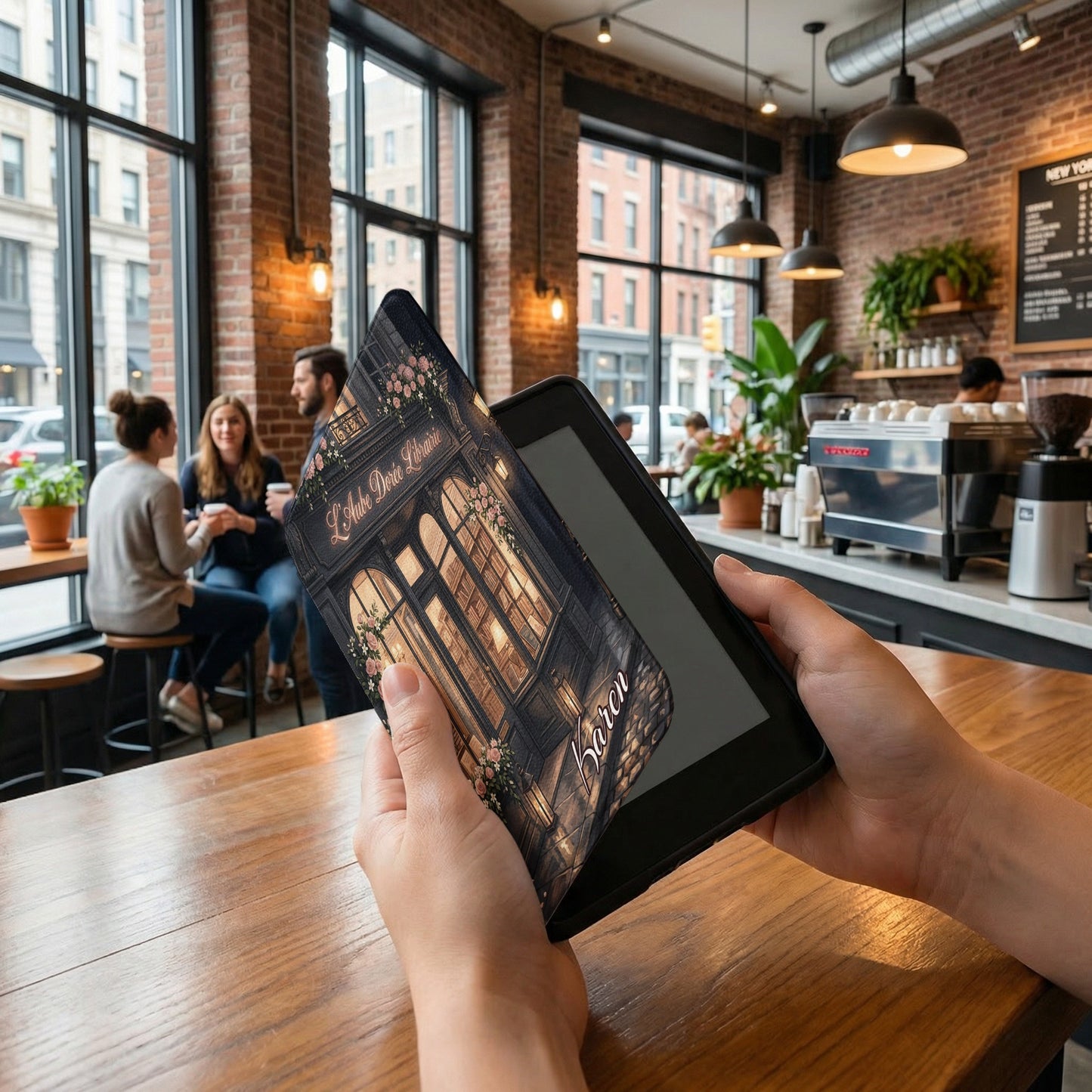 Old Shop Facade L'Aube Doree Librairie Karen device case product type