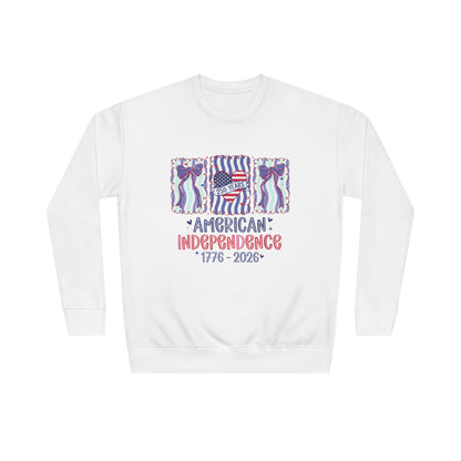 American Independence Sweatshirt – 250 Years 1776-2026 | Coquette Patriotic Sweatshirt |  America 250th Birthday Shirt