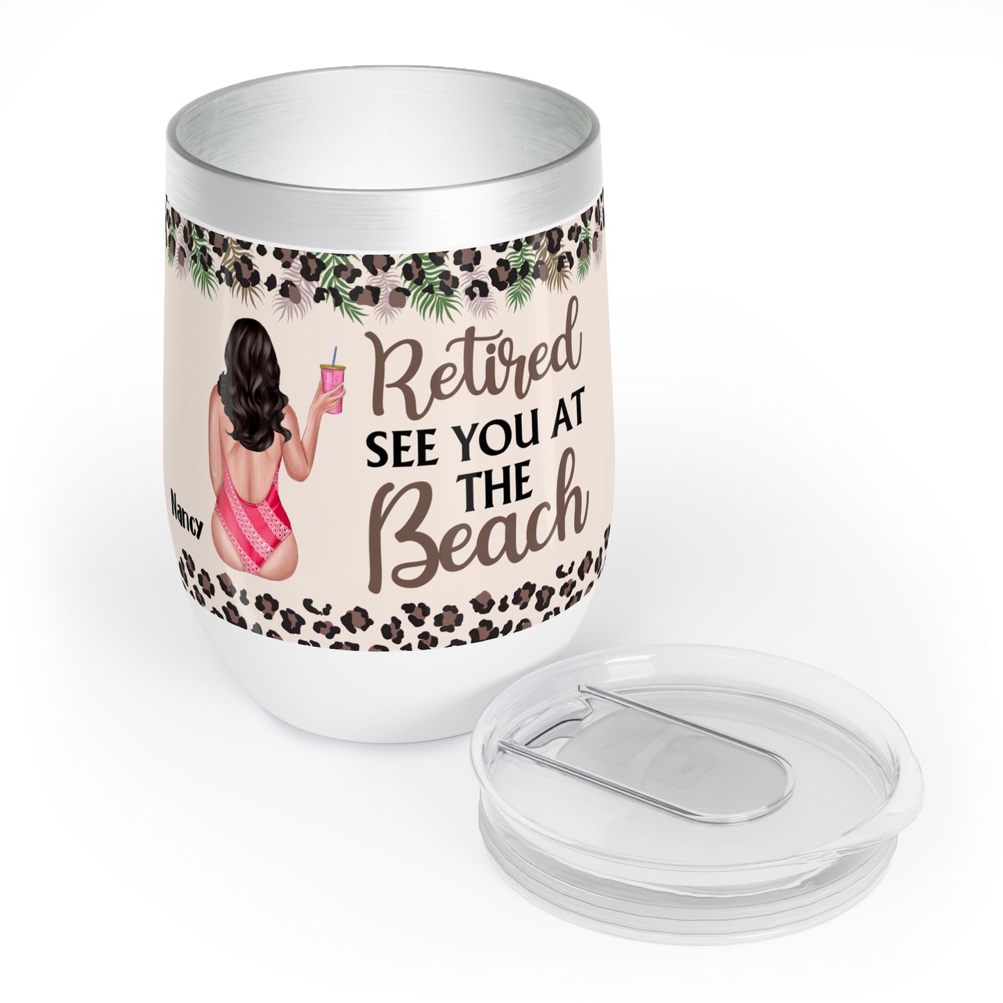 See You at the Beach Chill Wine Tumbler