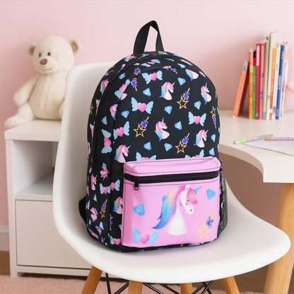 Magical Unicorn Backpack for Girls – Cute & Colorful School Bag with Rainbow Design
