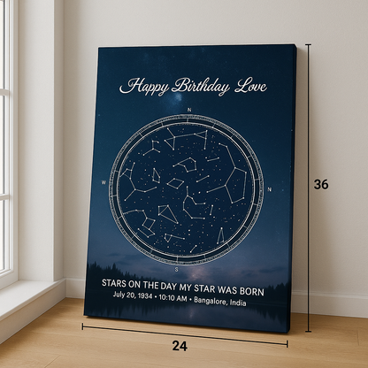 Custom Star Map Canvas !