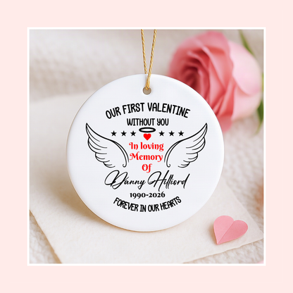 In Memory Of Ornament – Personalized Memorial Keepsake Ornament