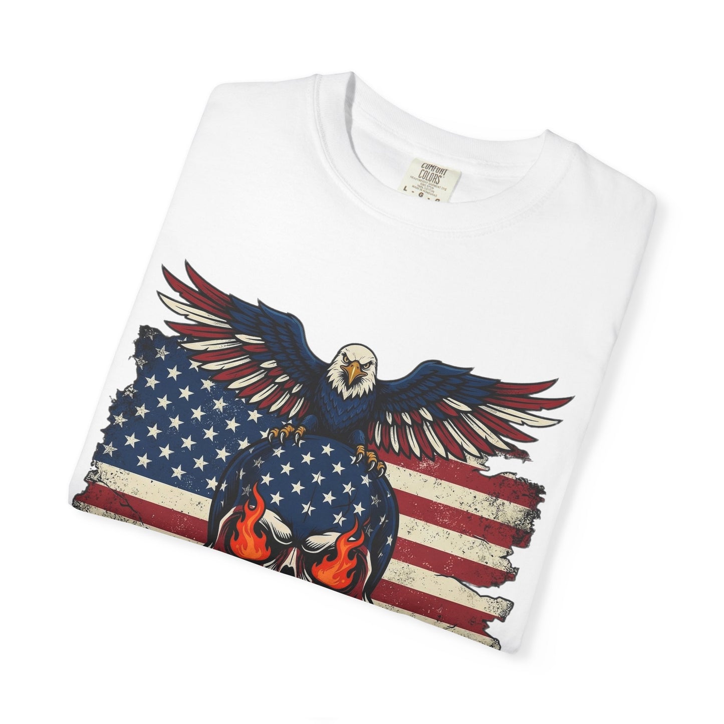 "Live Free or Die" USA 250 T-Shirt – Semiquincentennial 1776-2026 | Patriotic Eagle Skull Shirt | 4th of July Shirt for Men | America 250th Birthday Tee | Born to Be Free