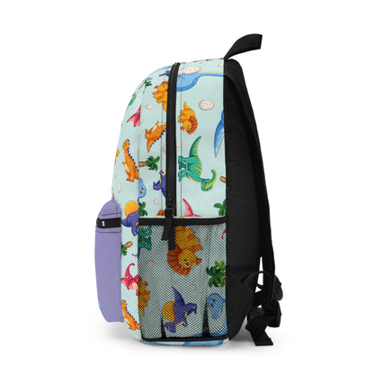 Jurassic Math Survivor Kids Backpack – Funny Dinosaur Bookbag for School