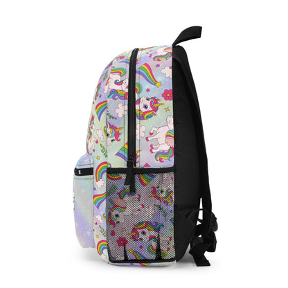 Born to Sparkle Unicorn Backpack – Rainbow School Bag for Girls