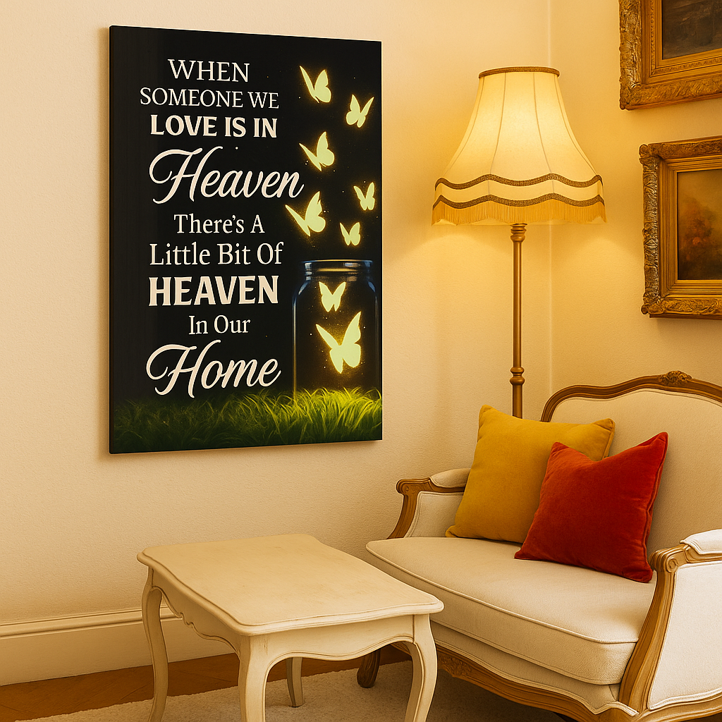 Wall Art - Memorial Wall Canvas for Loss of Loved One