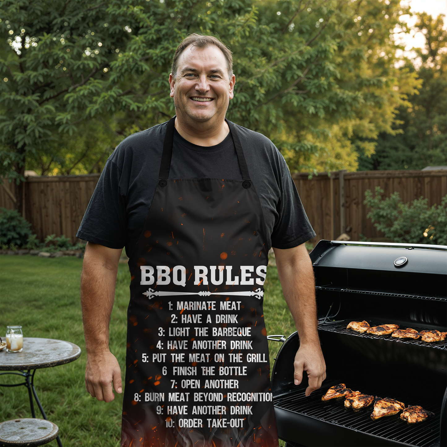 Personalized Grill Master Platter for Dad – Father’s Day BBQ Gift