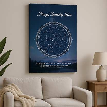 Custom Star Map Canvas !