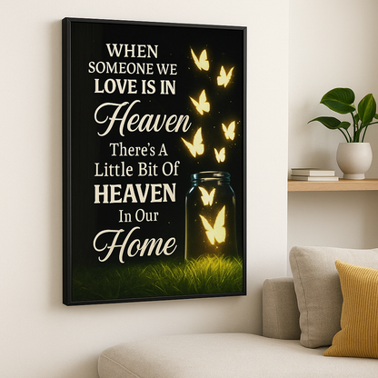 Wall Art - Memorial Wall Canvas for Loss of Loved One