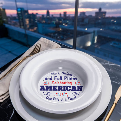 Stars, Stripes & Full Plates – Patriotic Tableware 4th of July Collection