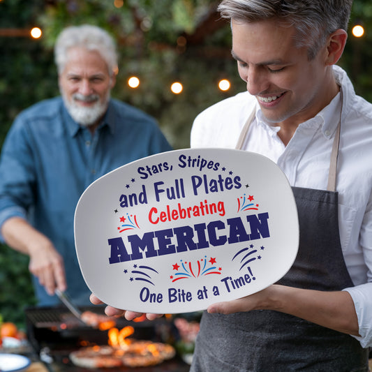 Stars, Stripes & Full Plates – Patriotic Tableware 4th of July Collection