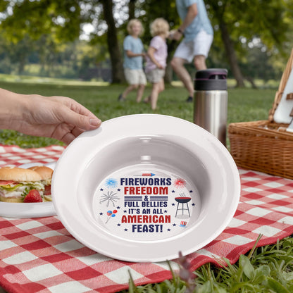 All-American Feastware Collection – 4th of July Plates, Platters & Bowls