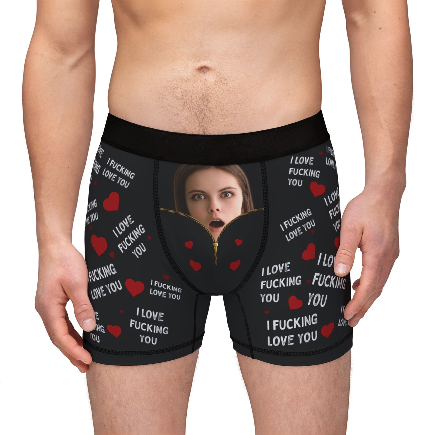 Valentines Boxers – Personalized Photo Men’s Underwear Gift