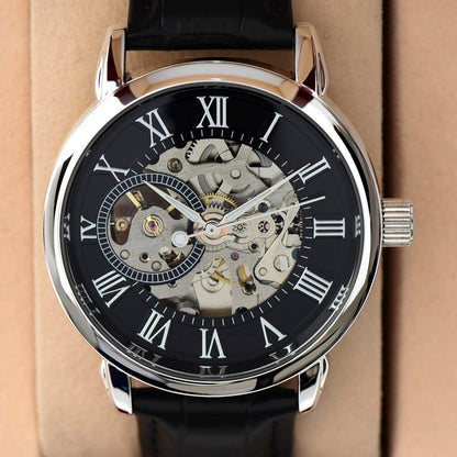To My Son - Openwork Watch with Message Card Gift