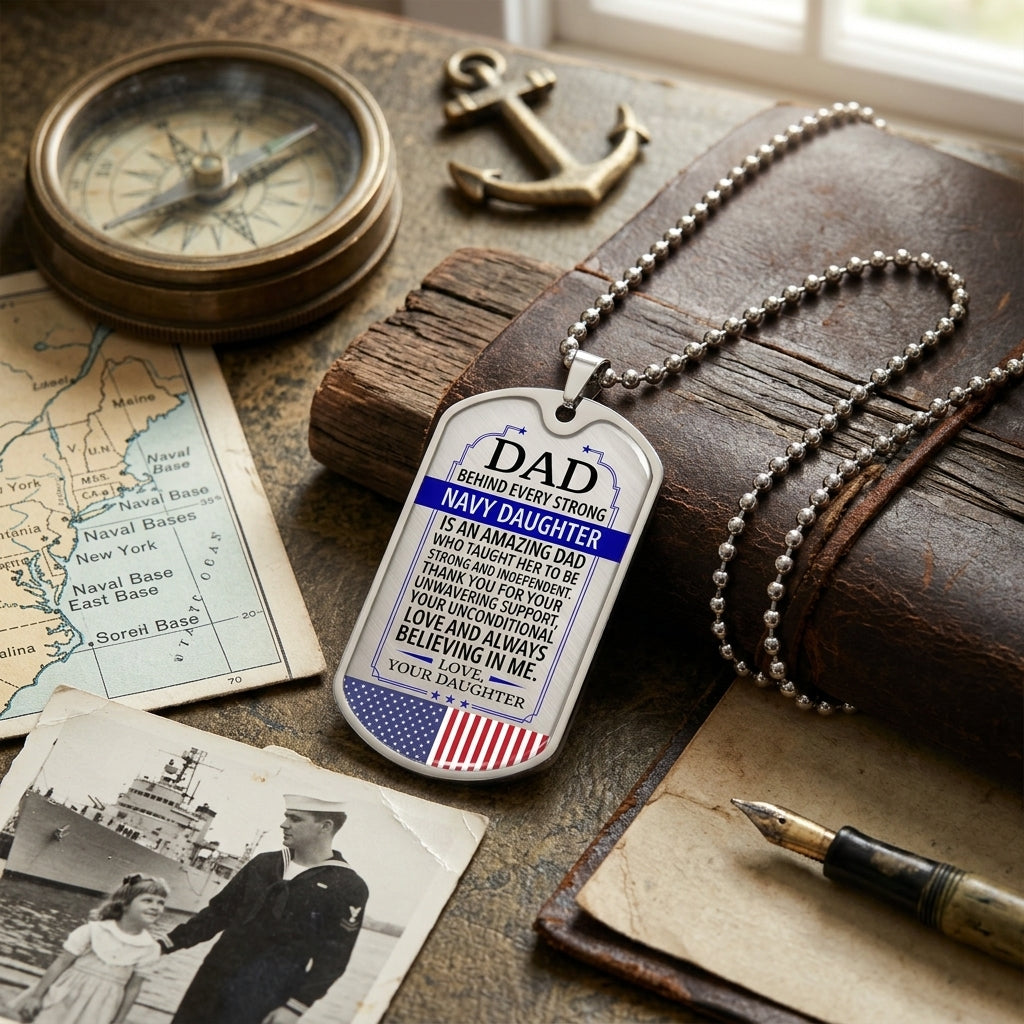 grandpa veteran gift dog tag jewelry