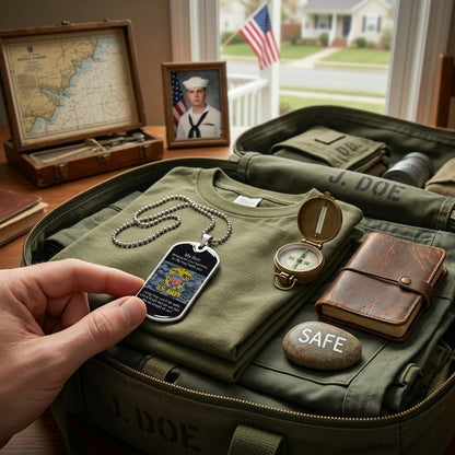 grandpa veteran gift dog tag jewelry