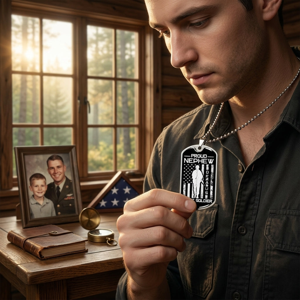 military jewelry for veterans no expiration date message