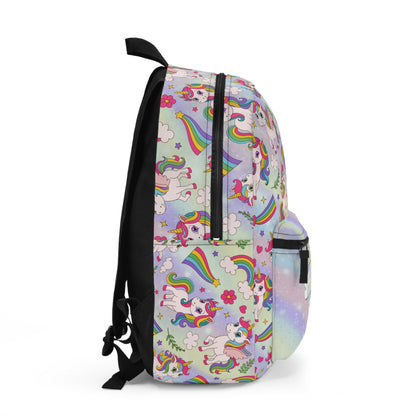 Born to Sparkle Unicorn Backpack – Rainbow School Bag for Girls