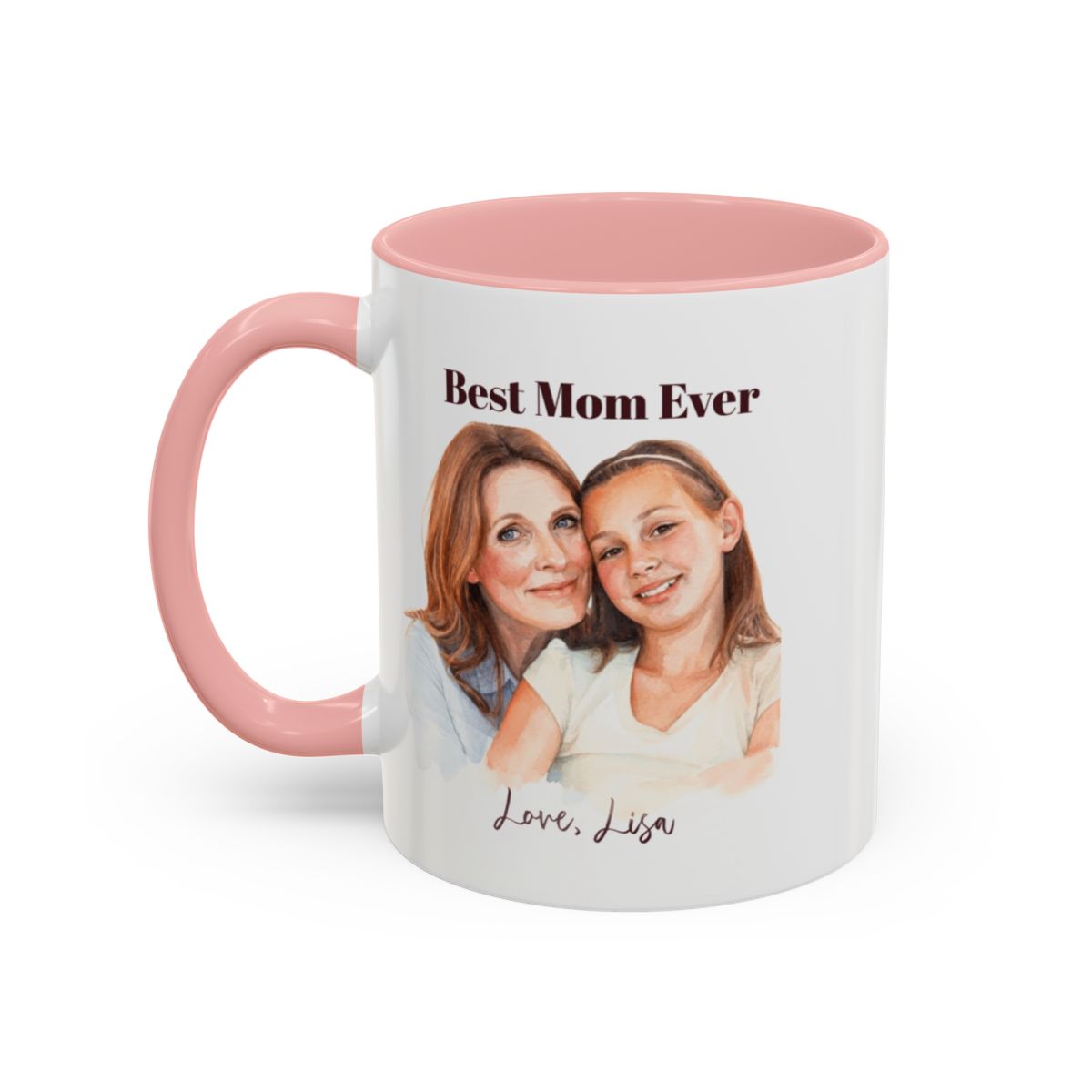 Personalized Custom Mug, Best Mom Ever Gift, Mother's Day Coffee Cup, Photo Mug, Personalized Gift for Mom, Custom Message Mug
