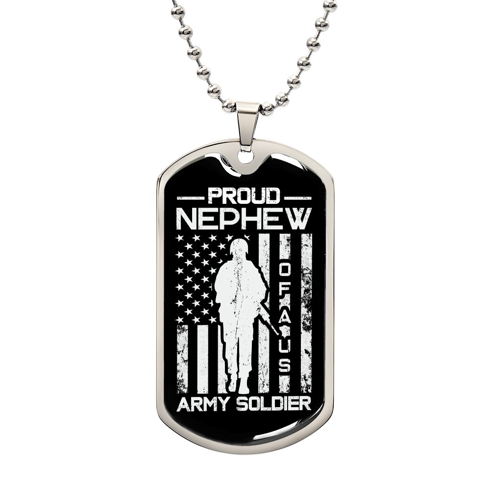 patriotic veteran necklace with eagle emblem pendant