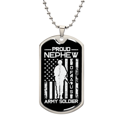 patriotic veteran necklace with eagle emblem pendant