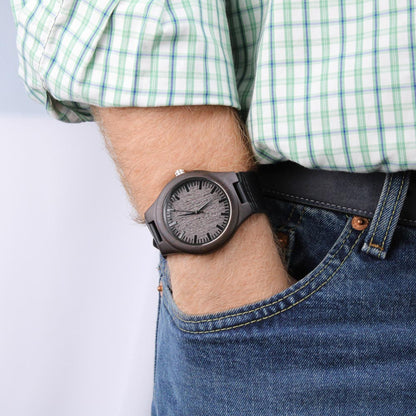 To My Son – Engraved Wooden Watch  | Sentimental Keepsake Gift