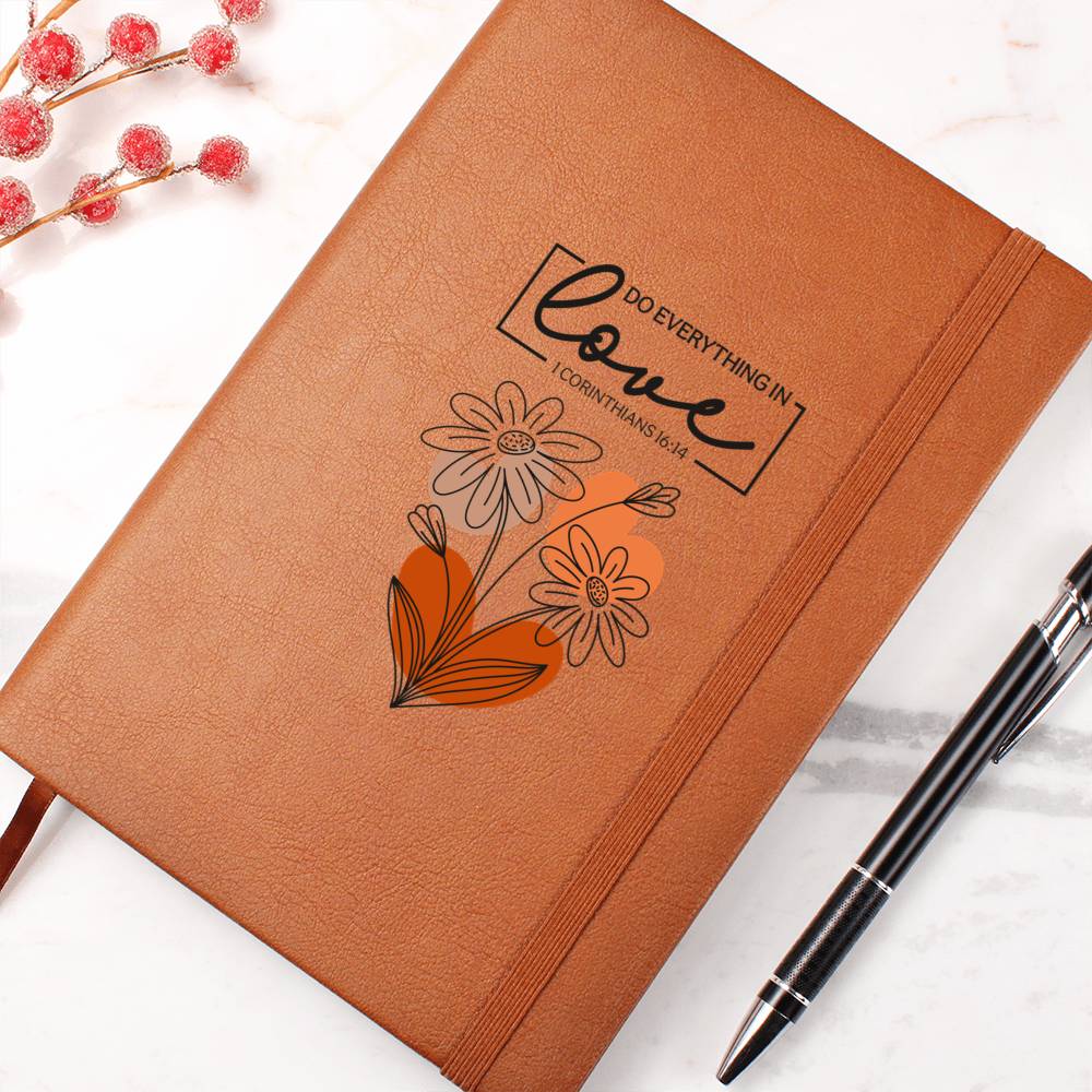 Floral Scripture Love Journal for Inspiration and Reflection