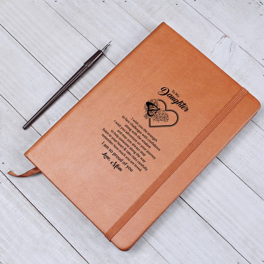 To My Daughter Butterfly Journal Mom's Love Letter Notebook