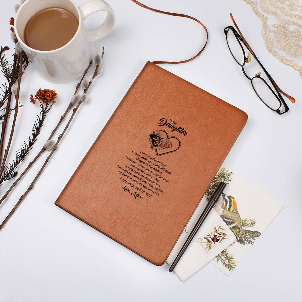 To My Daughter Butterfly Journal Mom's Love Letter Notebook