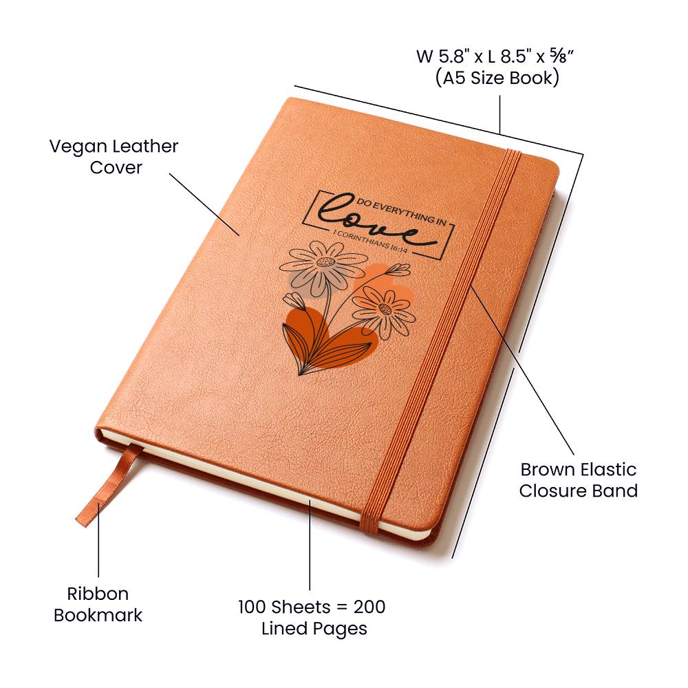 Floral Scripture Love Journal for Inspiration and Reflection