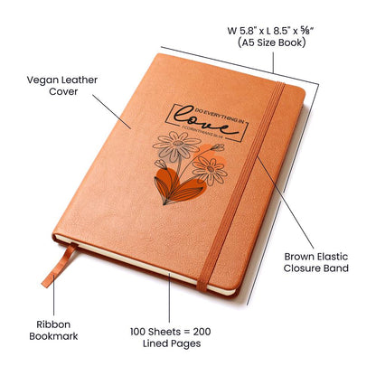 Floral Scripture Love Journal for Inspiration and Reflection