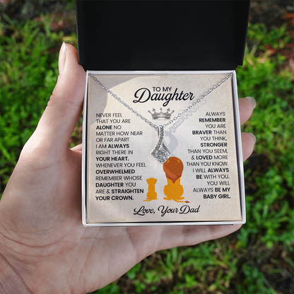 To My Daughter Necklace,  Gift From Mom For Daughter !