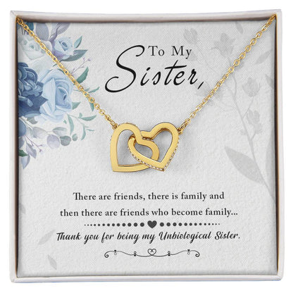 To My Sister Necklace, Thank You For Everything Gift