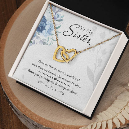 To My Sister Necklace, Thank You For Everything Gift