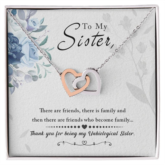 To My Sister Necklace, Thank You For Everything Gift