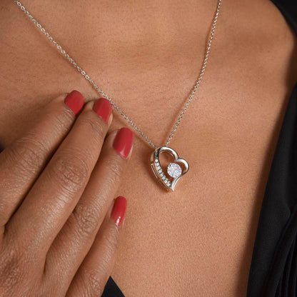 Forever Love Necklace for Future Wife – Romantic Gift with Heartfelt Message Card