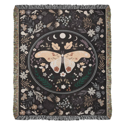 Bohemian Butterfly - Woven Blanket for Cozy Home Décor