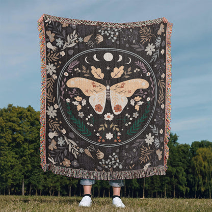 Bohemian Butterfly - Woven Blanket for Cozy Home Décor