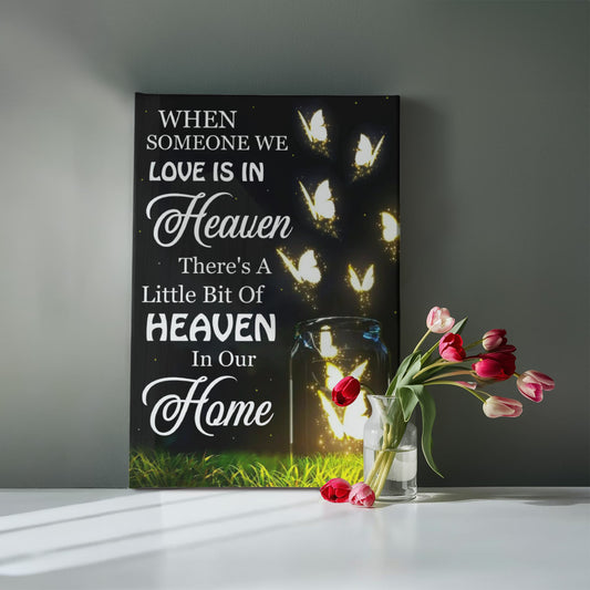 Wall Art - Memorial Wall Canvas for Loss of Loved One